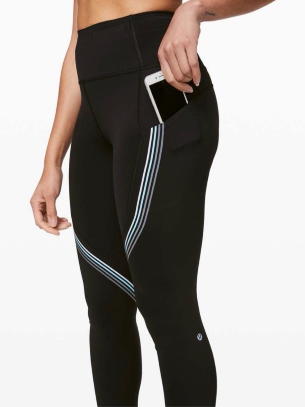 Lululemon SoulCycle Speed Limit Crop 23" Black size 4 NWOT